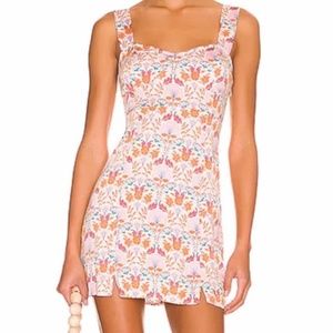 Free People Sasha Mini Dress, Cream